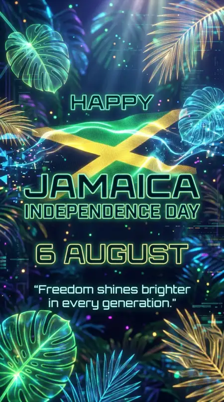 Jamaica Independence Day 2026 Premium Background - Free Jamaica Independence Day 2026 Download