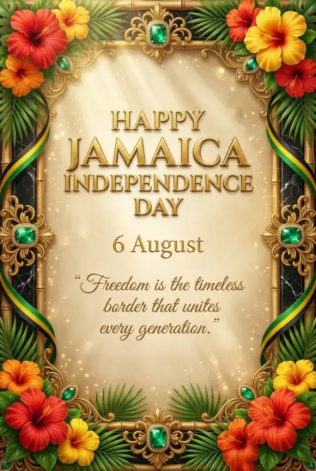 Jamaica Independence Day 2026 Premium Template - Free Jamaica Independence Day 2026 Download