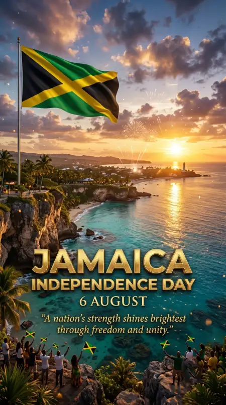 Jamaica Independence Day 2026 Printable Poster - Free Jamaica Independence Day 2026 Download