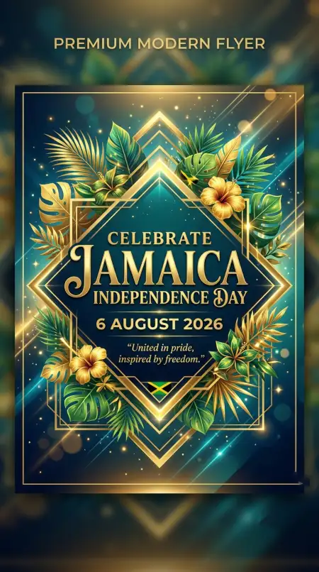 Jamaica Independence Day 2026 Social Media Post - Free Jamaica Independence Day 2026 Download