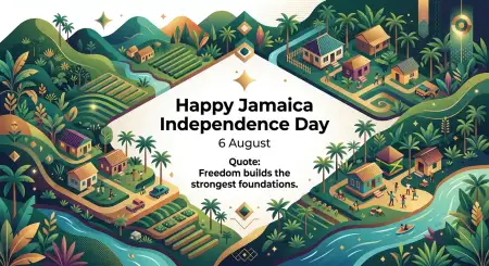 Jamaica Independence Day 2026 Stock Illustration - Free Jamaica Independence Day 2026 Download