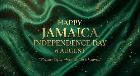 Jamaica Independence Day 2026 Typography - Free Jamaica Independence Day 2026 Download