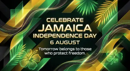 Jamaica Independence Day 2026 Website Hero Banner - Free Jamaica Independence Day 2026 Download