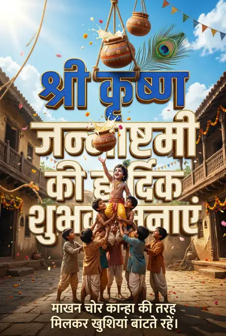 Janmashtami Ki Hardik Shubhkamnaye Hd Images - Free Shri Krishna Janmashtami Ki Hardik Shubhkamnaye In Hindi Download