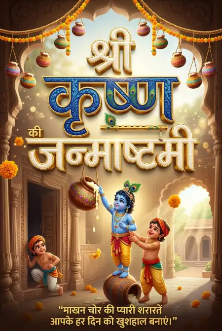 Janmashtami Ki Hardik Shubhkamnaye Hindi Images - Free Shri Krishna Janmashtami Ki Hardik Shubhkamnaye In Hindi Download