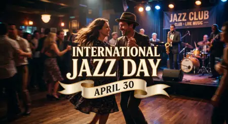 Jazz Day Event Social Media Promotion - Free International Jazz Day 2026 Download