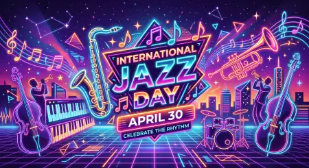 Jazz Day Premium Social Media Creatives - Free International Jazz Day 2026 Download