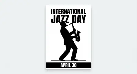 Jazz Musicians Tribute Day 2026 - Free International Jazz Day 2026 Download