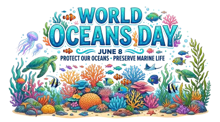 June 8 World Oceans Day Facebook Post Png - Free World Oceans Day Png Download