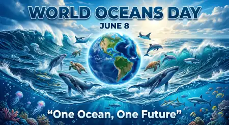June 8 World Oceans Day Social Media Post - Free World Oceans Day Social Media Post Download