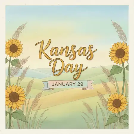 Free Kansas Day Festive Illustration Background Download