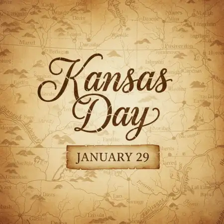 Free Kansas Day Historical Illustration Background Download