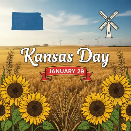 Free Kansas Day Marketing Poster Background Download