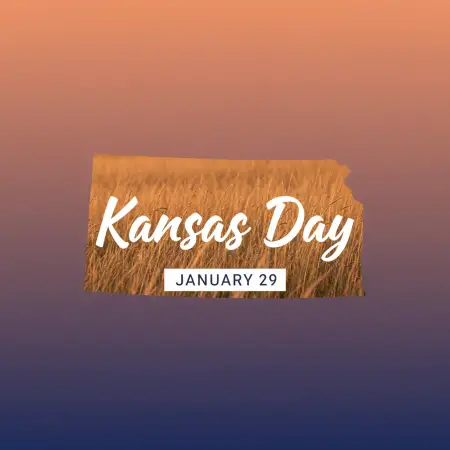 Free Kansas Day Minimalist Design Background Download