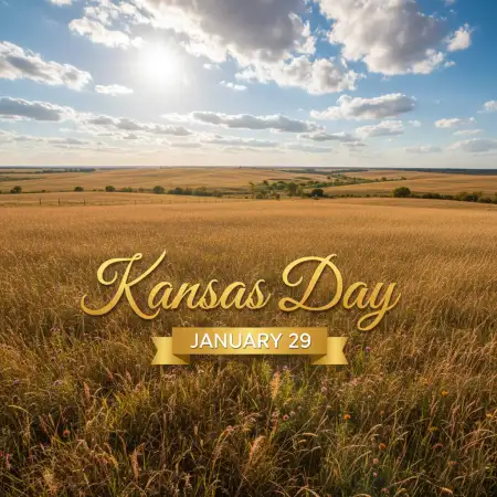 Free Kansas Day Promotional Banner Background Download