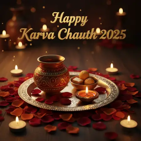 Karva Chauth 2025 Whatsapp Wishes Download - Free Happy Karva Chauth Download
