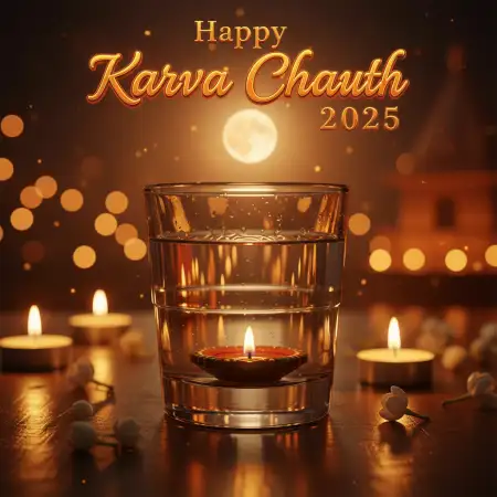 Karva Chauth 2025 Wishes With Love Quotes - Free Happy Karva Chauth Download