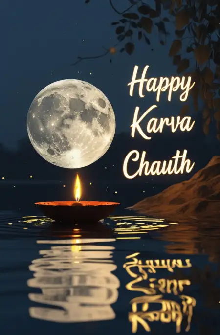 Free Karva Chauth Blessing Lines In Hindi For Facebook PNG Image Download