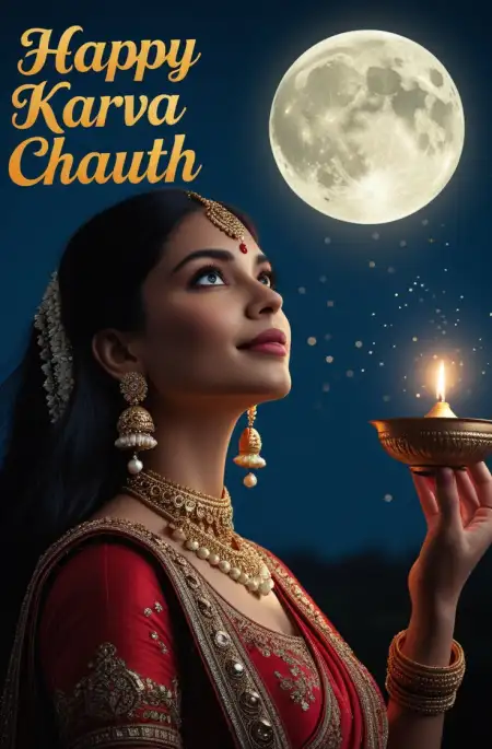 Free Karva Chauth Celebration Image For Facebook Cover PNG Image Download