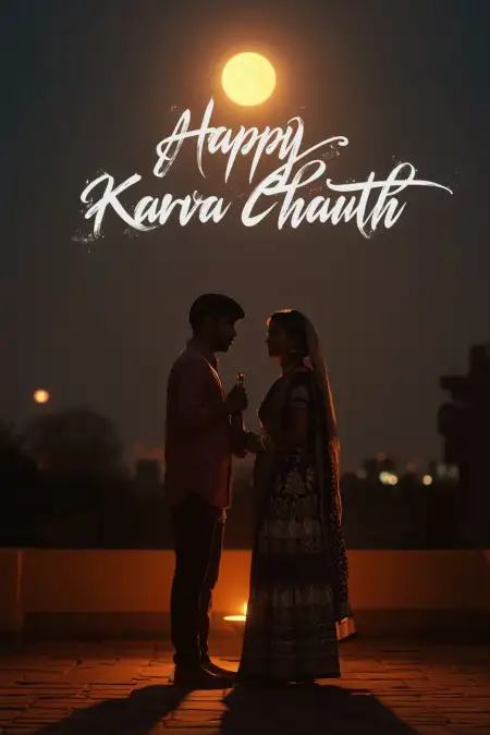 Free Karva Chauth Family Celebration Picture 2025 PNG Image Download