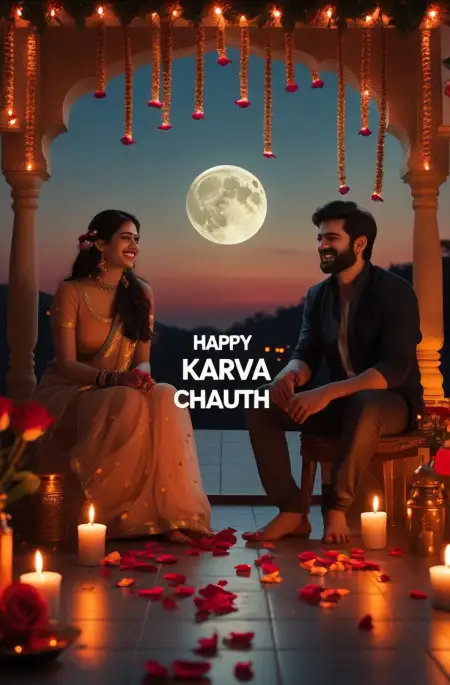 Free Karva Chauth Love Post Ideas For Instagram Feed PNG Image Download