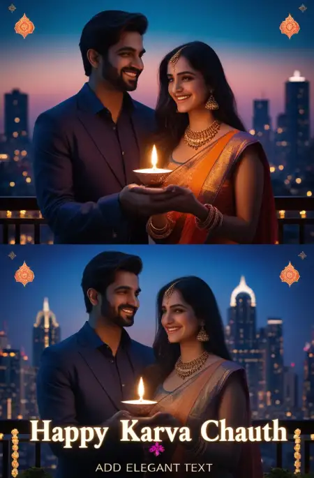 Free Karva Chauth Moon Image Hd For Status Video PNG Image Download