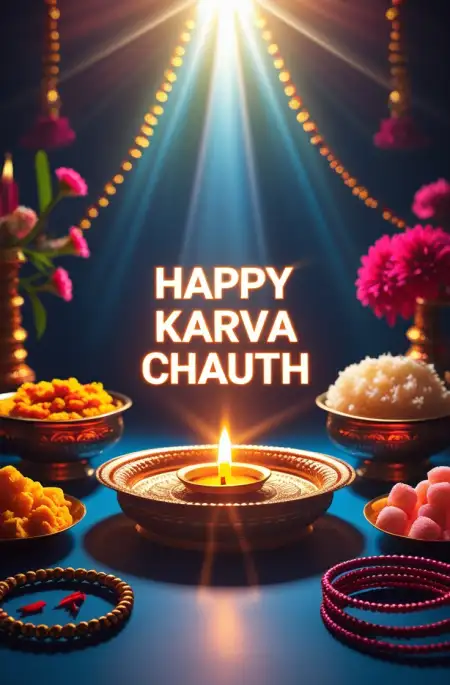 Free Karva Chauth Moon Sighting Photo Full Hd PNG Image Download