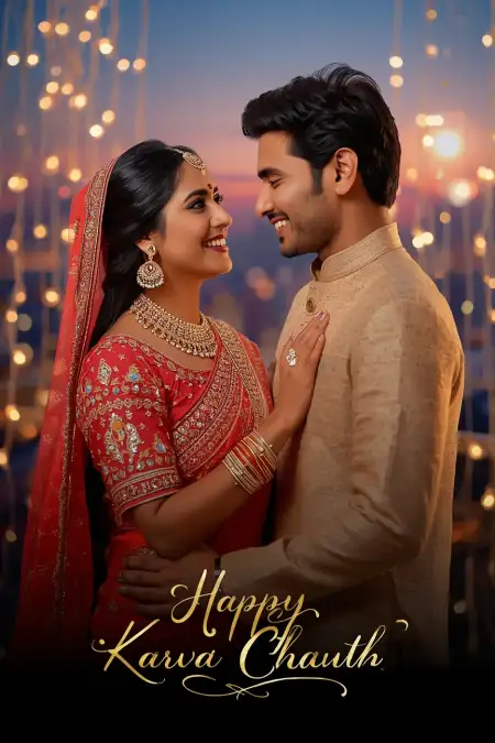 Free Karva Chauth Poster Design Psd Free Download PNG Image Download