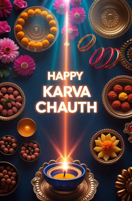 Free Karva Chauth Romantic Quote Image Download PNG Image Download