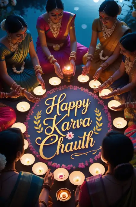 Karva Chauth Shayari In Hindi For Status - Free Hindi Shayari Download