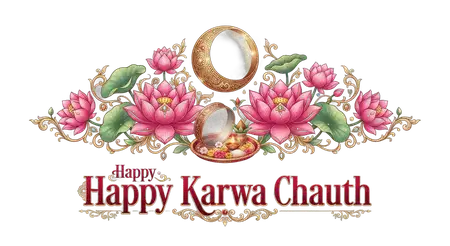 karwa chauth beautiful lotus flower png