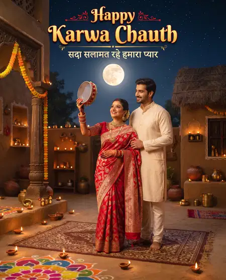 karwa chauth chand wishes for husband