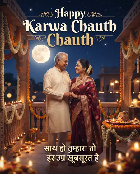 karwa chauth chand wishes for wife
