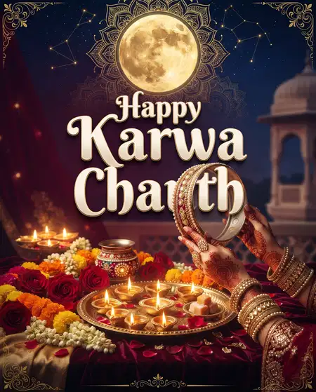 karwa chauth channi moon wishes