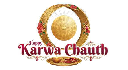 karwa chauth diya and pooja thali png