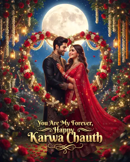 karwa chauth forever love wishes