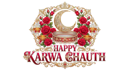 karwa chauth golden festival ornament png