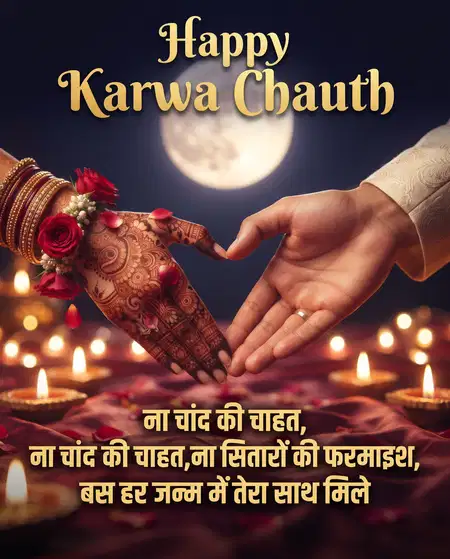 karwa chauth hindi status wishes