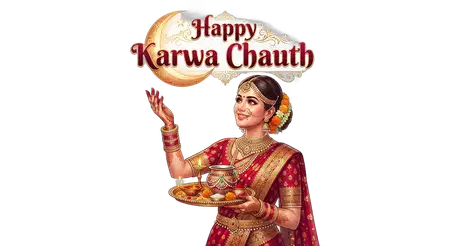 karwa chauth indian married woman png