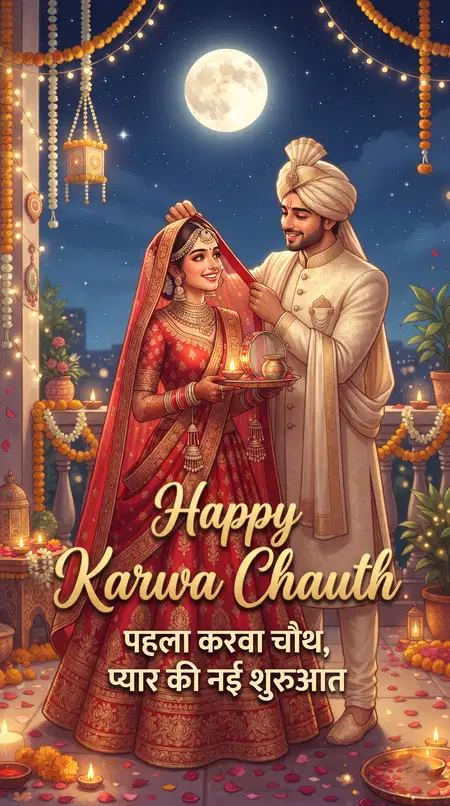 karwa chauth instagram post wishes - Karwa Chauth Instagram Post Wishes