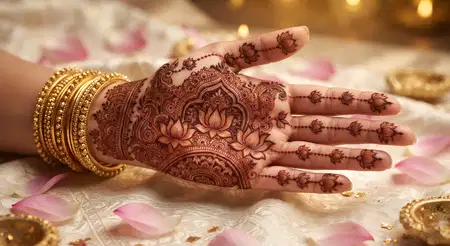 karwa chauth mehndi design for front hand