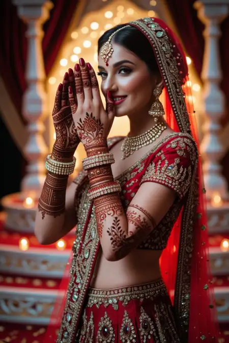 Karwa Chauth Mehndi Design Photo