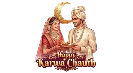 karwa chauth moon with stars png