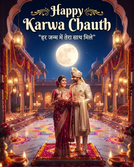 karwa chauth mubarak wishes in hindi