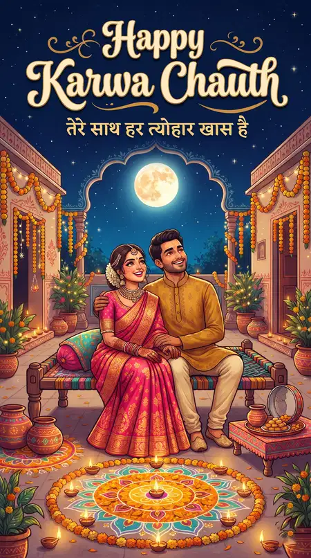 karwa chauth pyar bhari shayari