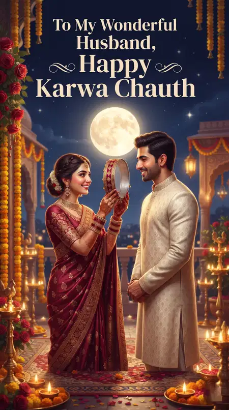 karwa chauth romantic whatsapp status