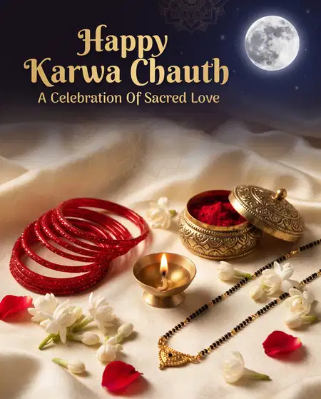 karwa chauth special greeting card