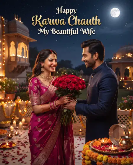 karwa chauth wishes for wife