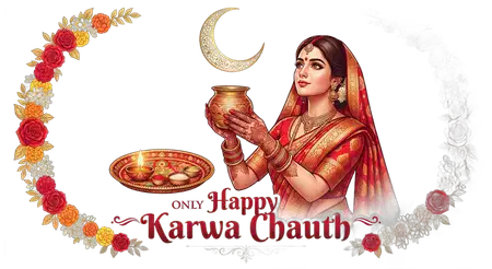 karwa chauth woman holding channi png