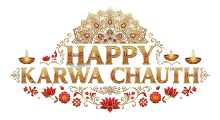 karwa chauth woman in bridal lehenga png